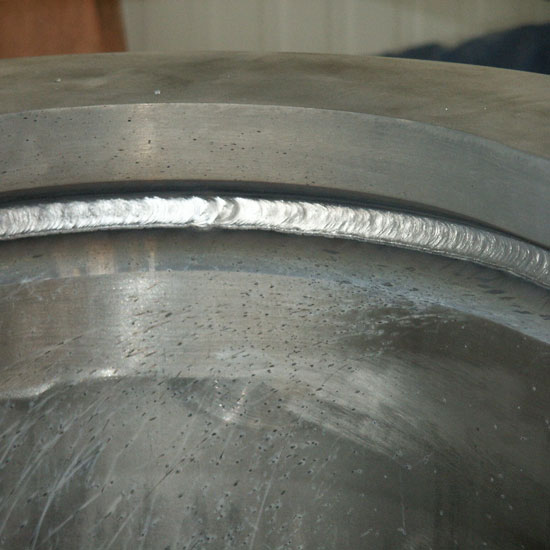 Circular aluminum stitching welding